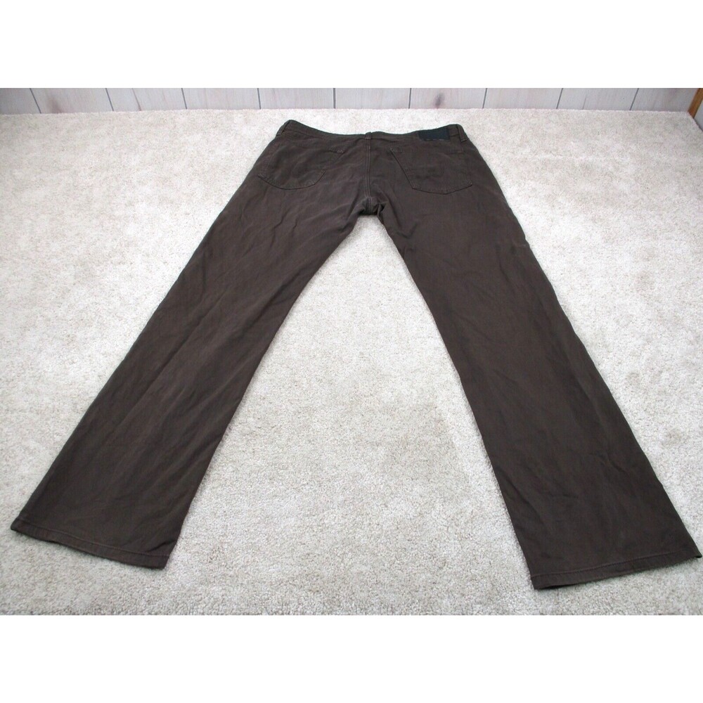 AG Adriano Goldschmied Jeans Mens 38x34 Brown Protege Straight Leg Pants USA * - Picture 3 of 13